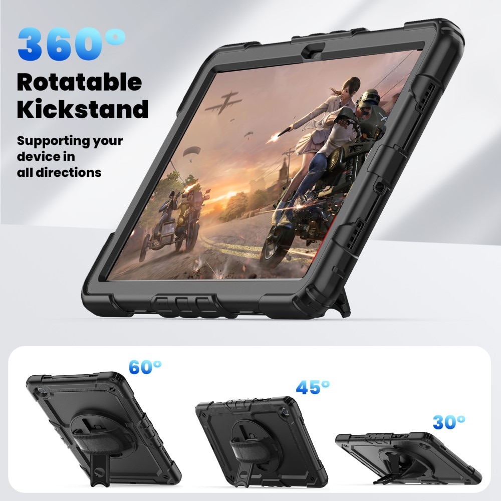 Stødsikker Full Protection Hybridcover Samsung Galaxy Tab A9 Plus sort