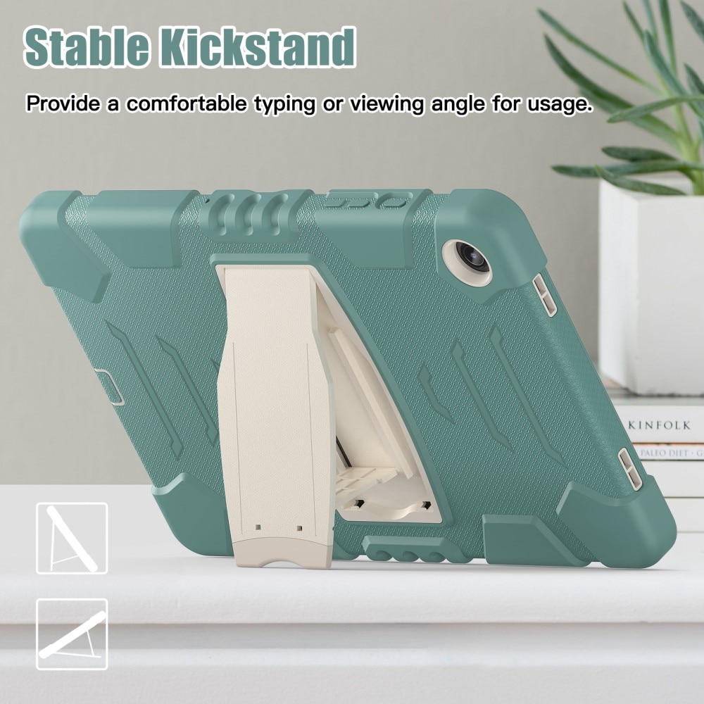 Stødsikker Hybridcover Kickstand Samsung Galaxy Tab A9 Plus grøn