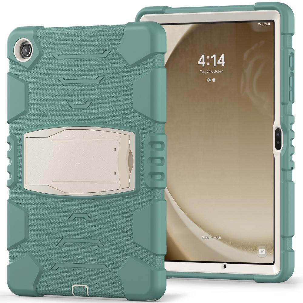 Stødsikker Hybridcover Kickstand Samsung Galaxy Tab A9 Plus grøn
