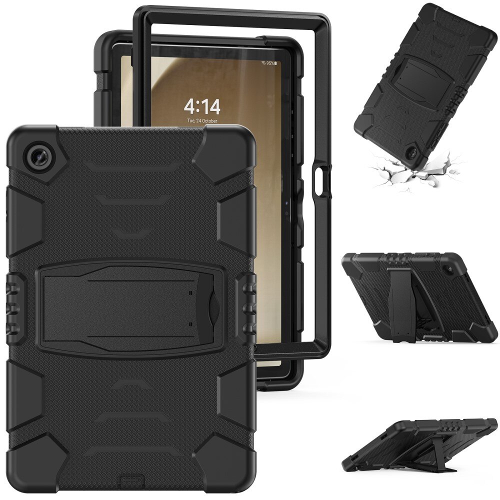 Stødsikker Hybridcover Kickstand Samsung Galaxy Tab A9 Plus sort