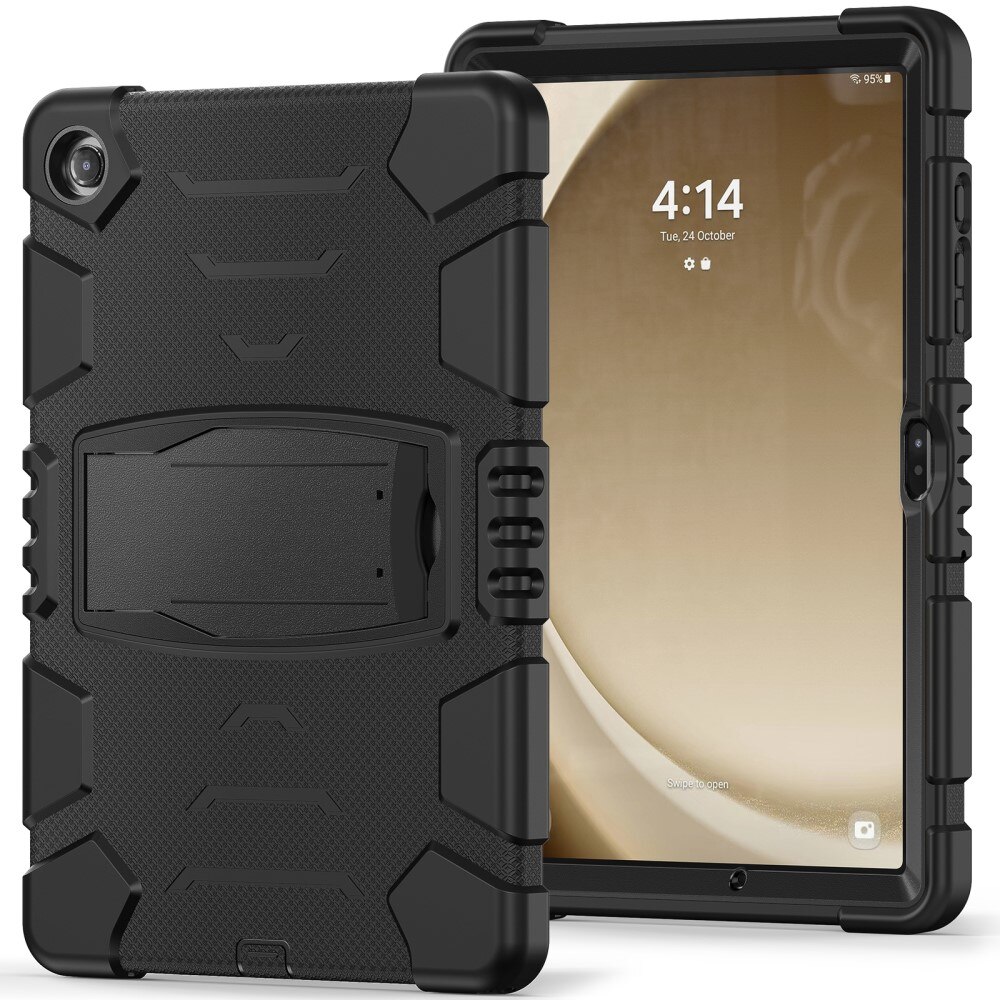 Stødsikker Hybridcover Kickstand Samsung Galaxy Tab A9 Plus sort