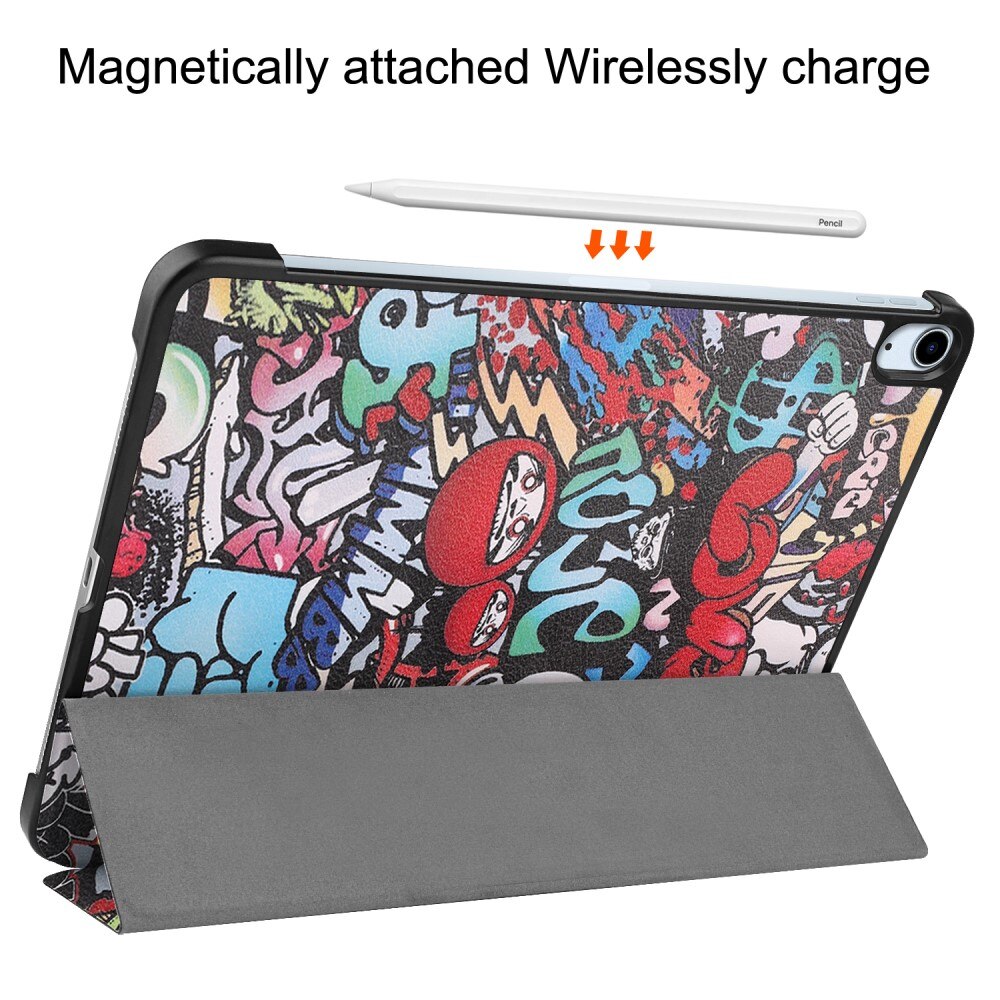 iPad Air 11 6th Gen (2024) Etui Tri-fold - Graffiti