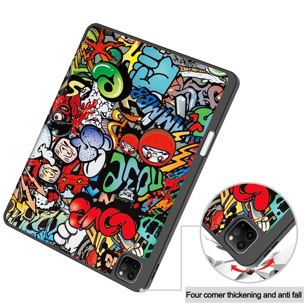 iPad Air 13 (2024) Etui Tri-fold - Graffiti