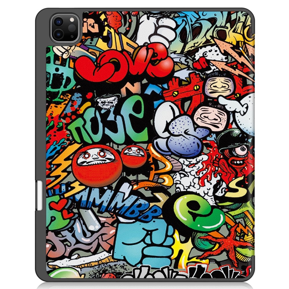 iPad Air 13 (2024) Etui Tri-fold - Graffiti