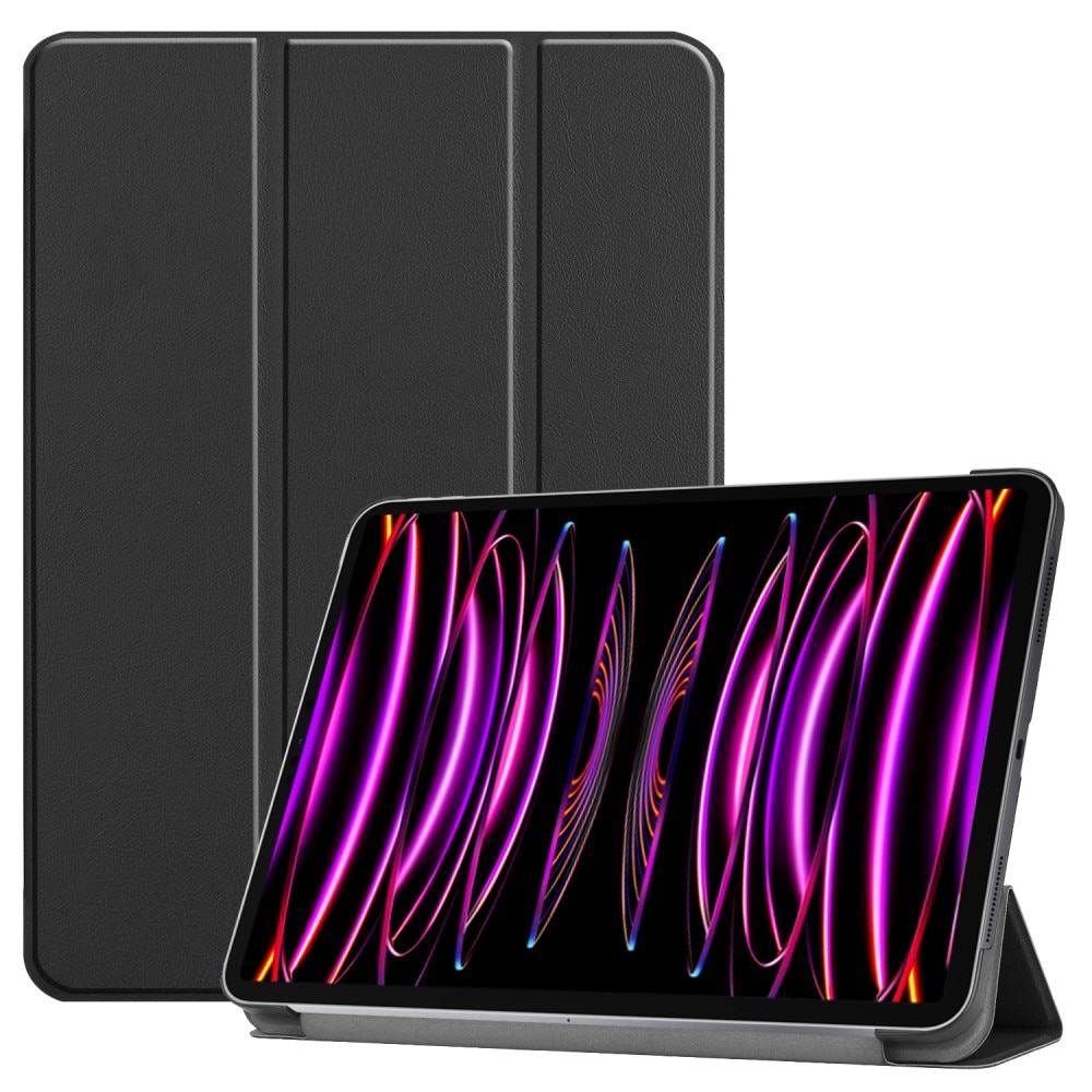 iPad Air 12.9 (2024) Etui Tri-fold sort