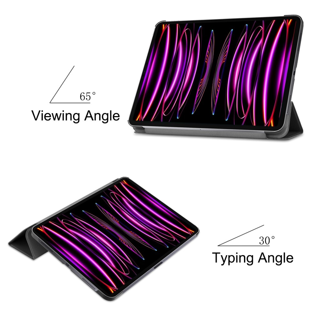 iPad Air 13 (2024) Etui Tri-fold sort