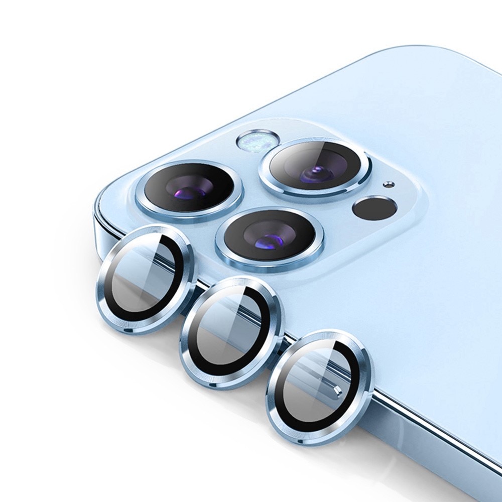 Linsebeskytter Aluminium iPhone 14 Pro/14 Pro Max blå