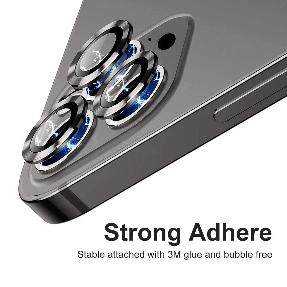Linsebeskytter Aluminium iPhone 14 Pro Max sølv