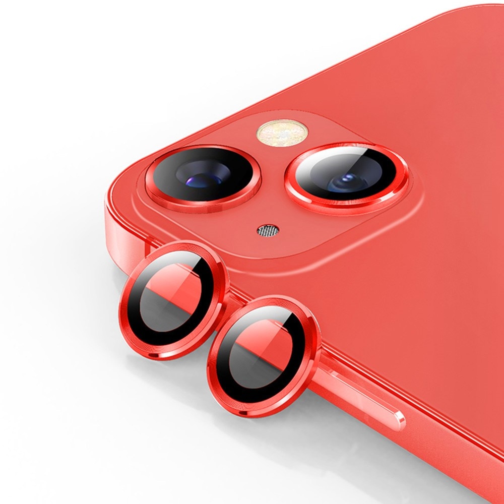 Linsebeskytter Aluminium iPhone 14/14 Plus rød