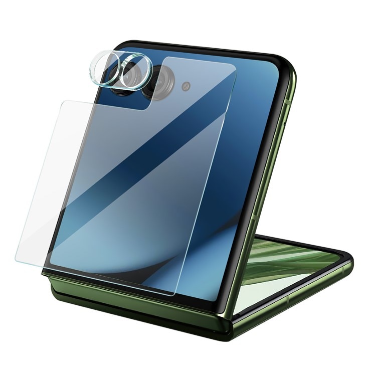 Hærdet Glas Linsebeskytter + Skærmbeskytter Motorola Razr 60 Ultra Gennemsigtig