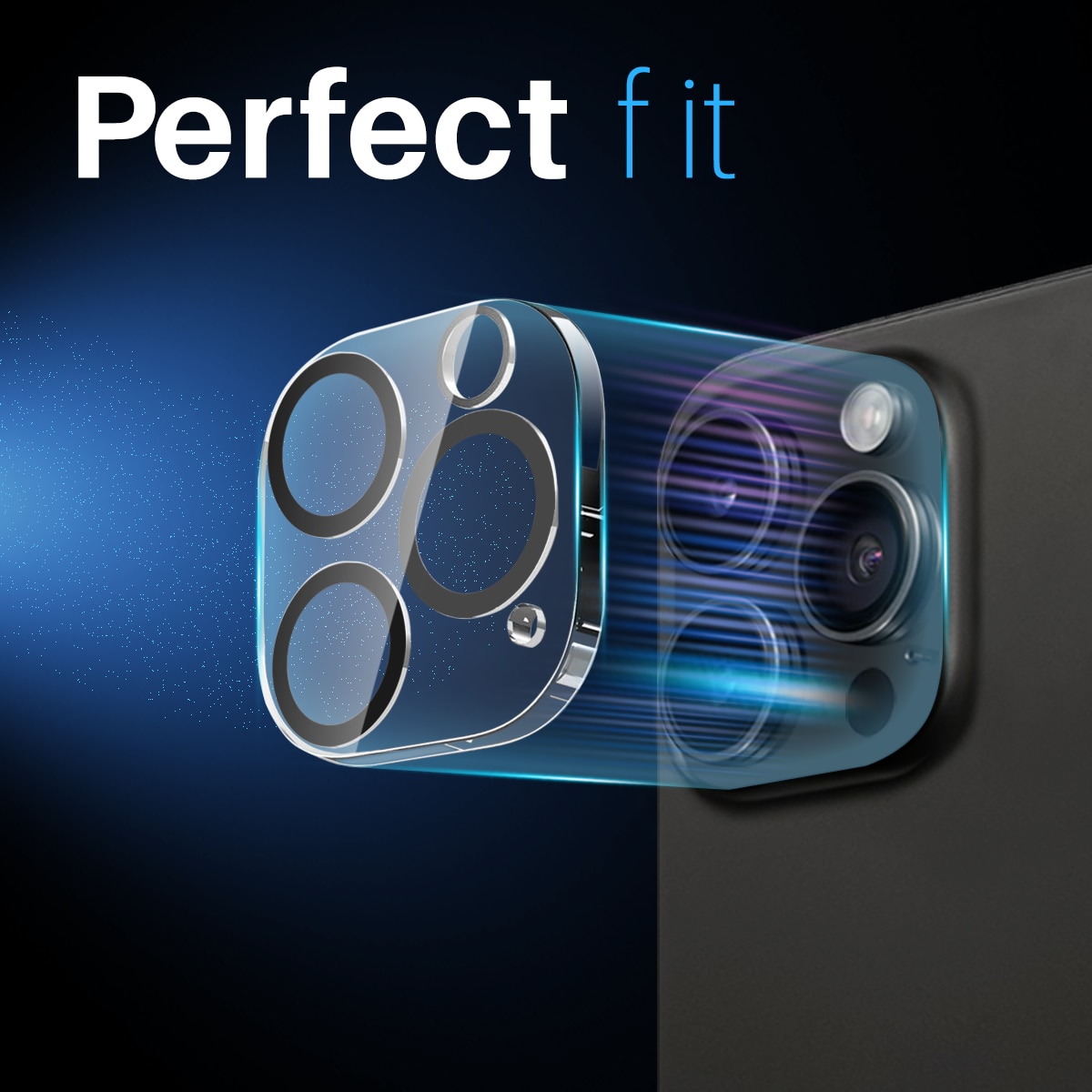 Hærdet Glas Kamerabeskyttelse iPhone 16 Pro Max (2-pack)