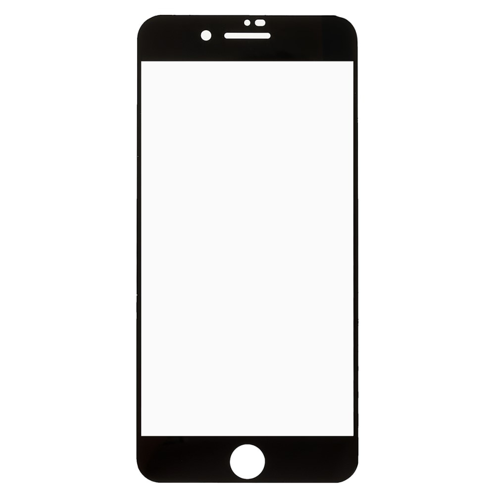 Full-fit Hærdet Glas Skærmbeskytter iPhone 7 Plus/8 Plus sort