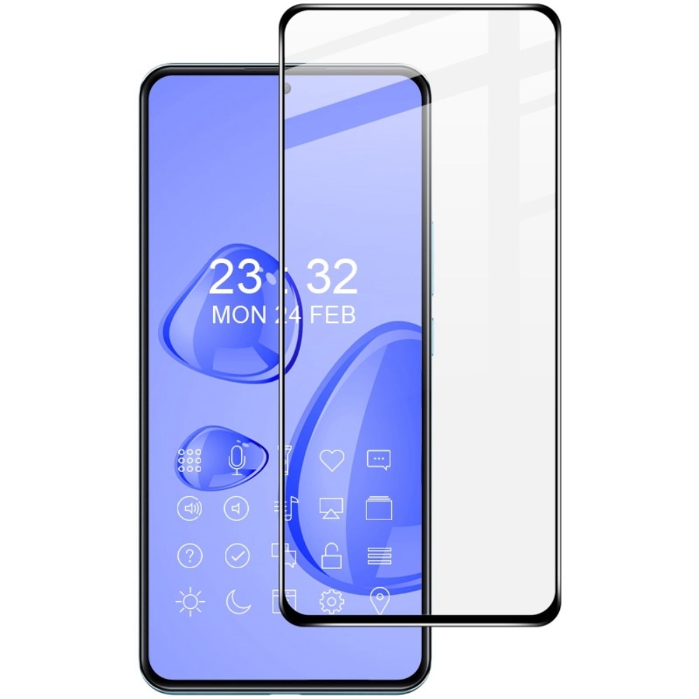 Full-fit Hærdet Glas Skærmbeskytter Xiaomi 12T/12T Pro sort