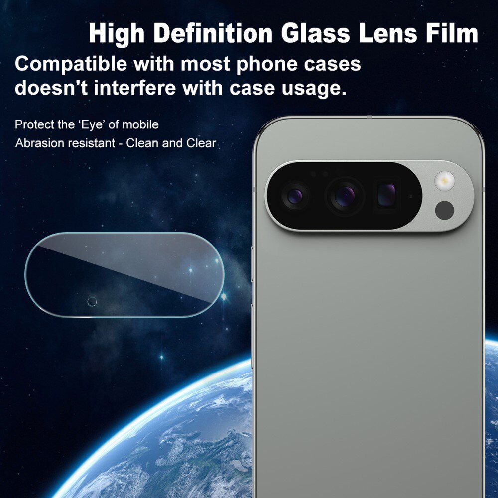 2-pak Hærdet Glas Linsebeskytter Google Pixel 10 Pro XL Gennemsigtig