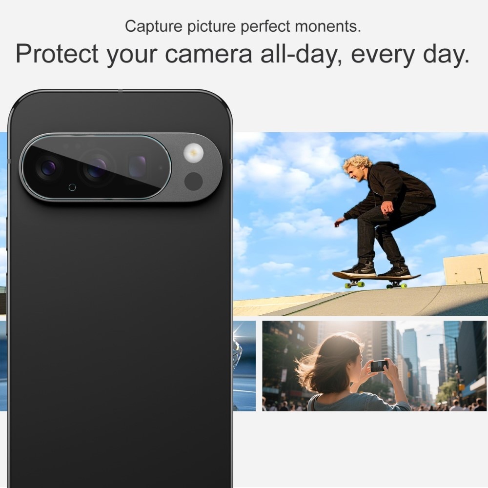 2-pak Hærdet Glas Linsebeskytter Google Pixel 10 Pro XL Gennemsigtig