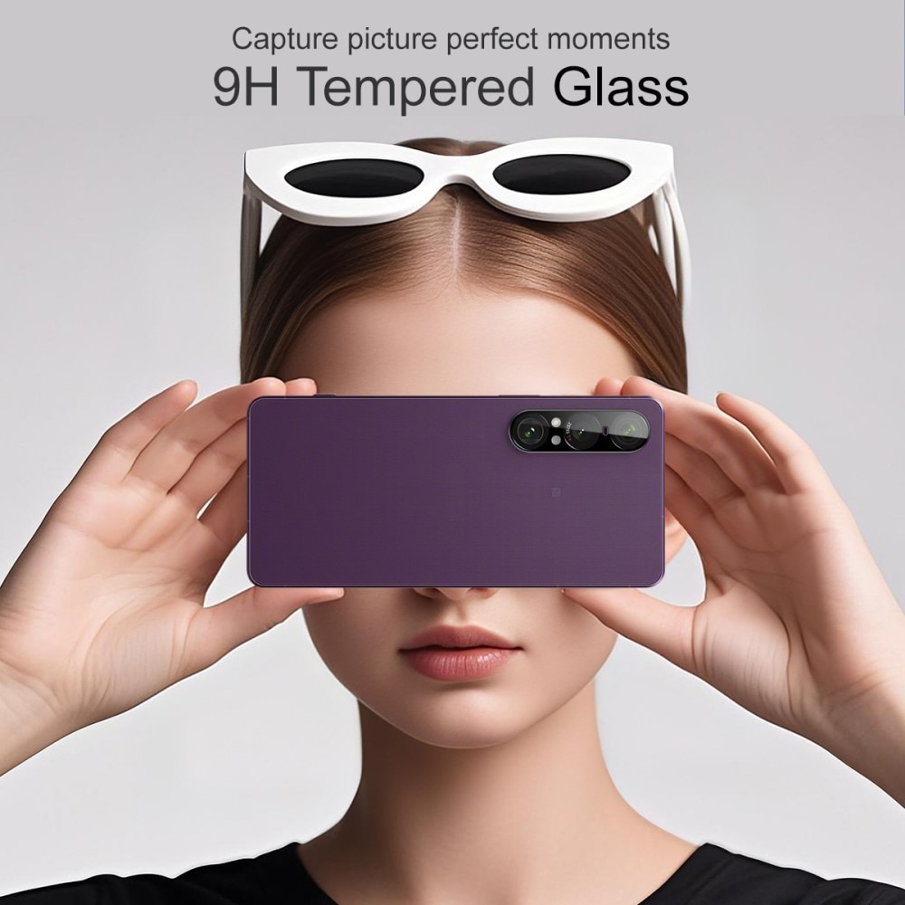 Hærdet Glas Linsebeskytter Sony Xperia 1 VII Sort