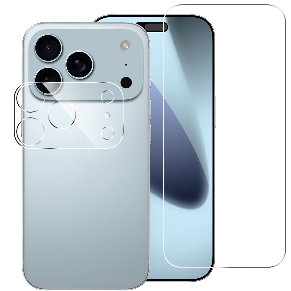 Hærdet Glas Skærmbeskytter & Linsebeskytter iPhone 17 Pro Max