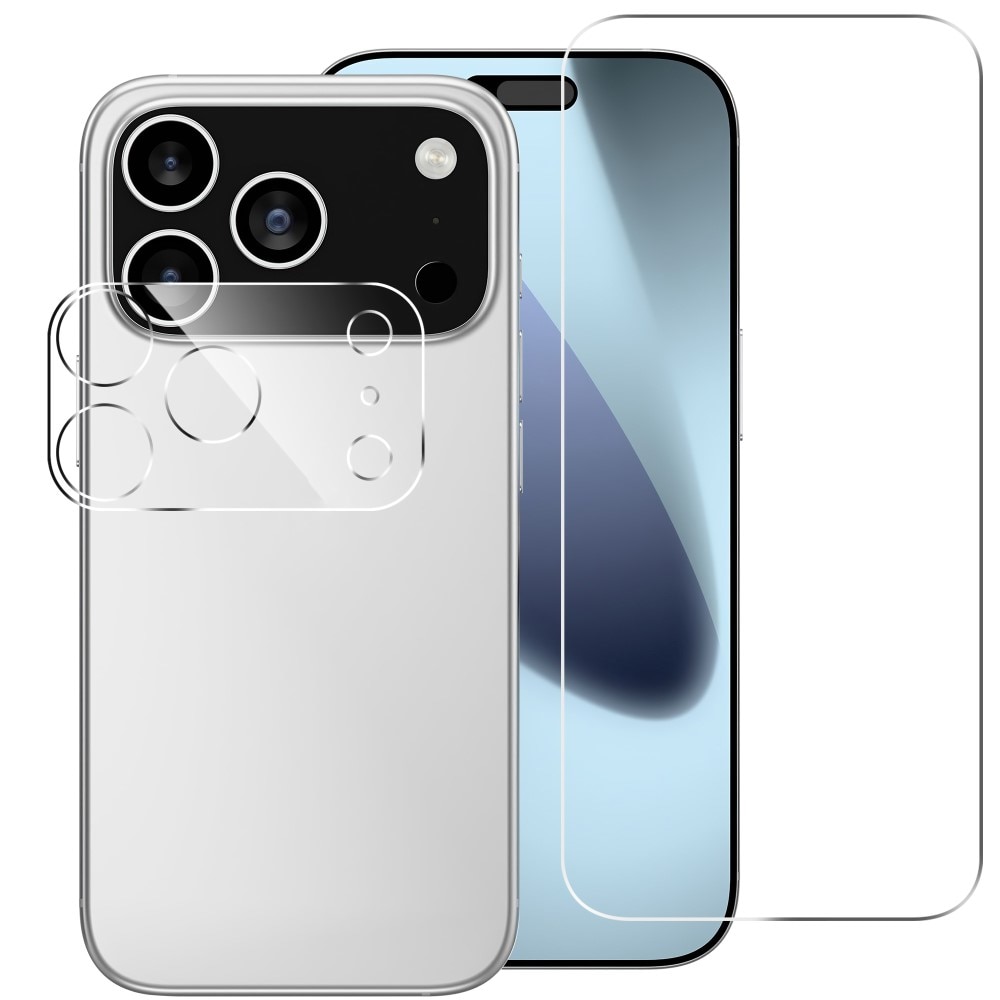 Hærdet Glas Skærmbeskytter & Linsebeskytter iPhone 17 Pro