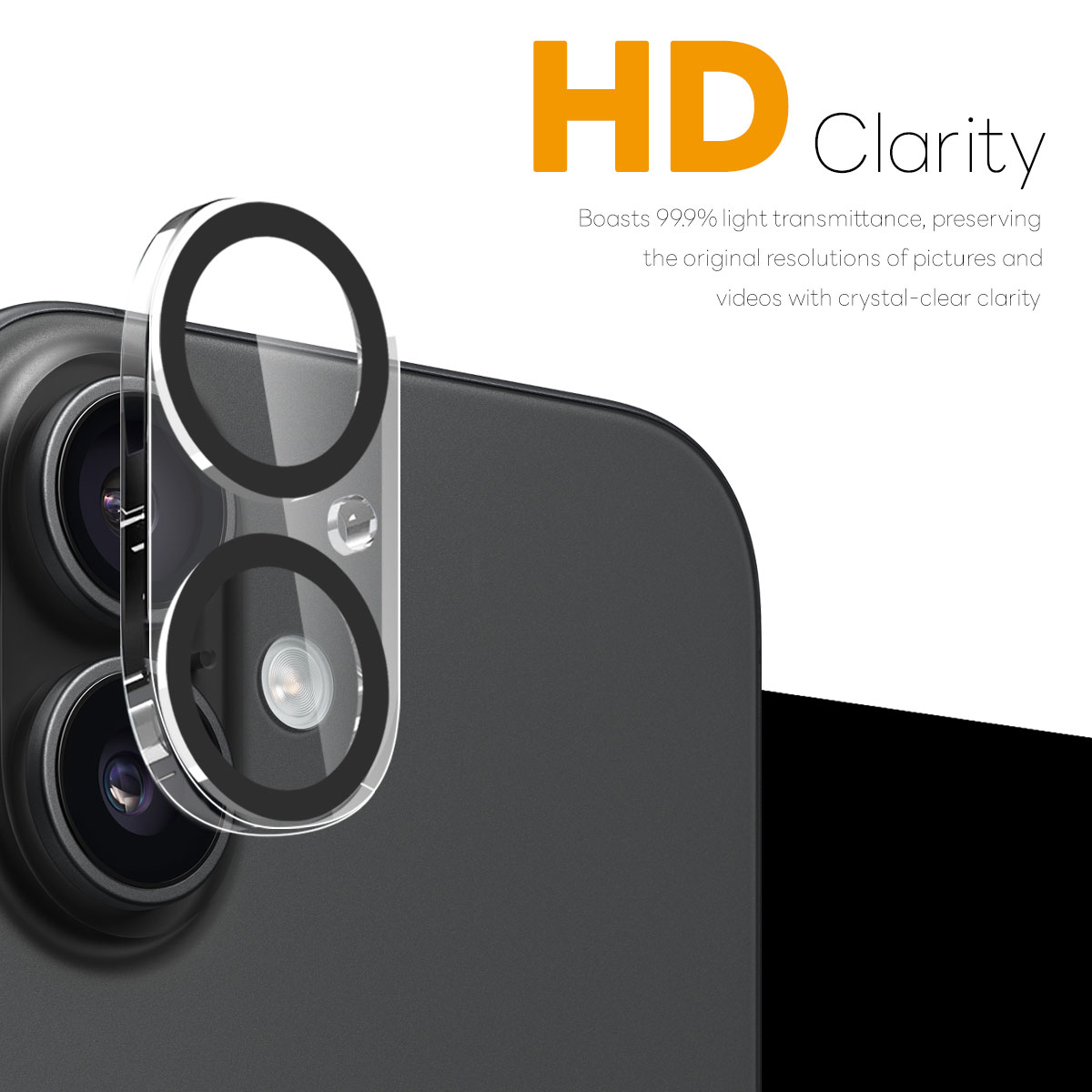 Hærdet Glas Kamerabeskyttelse iPhone 17 (2-pack)