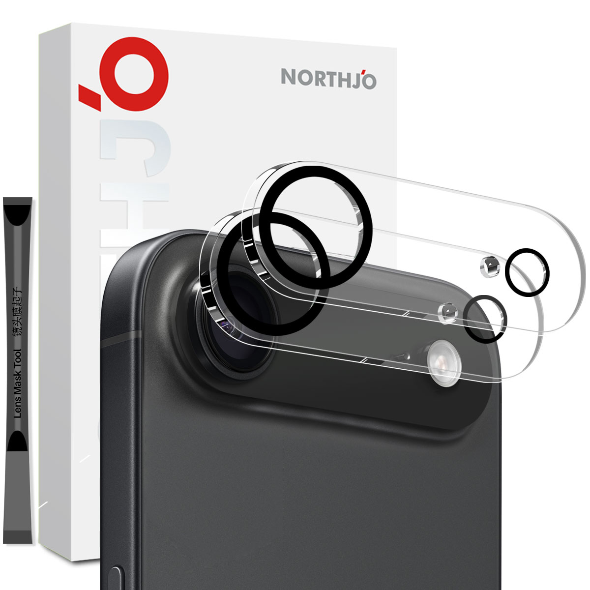 Hærdet Glas Kamerabeskyttelse iPhone 17 Air (2-pack)