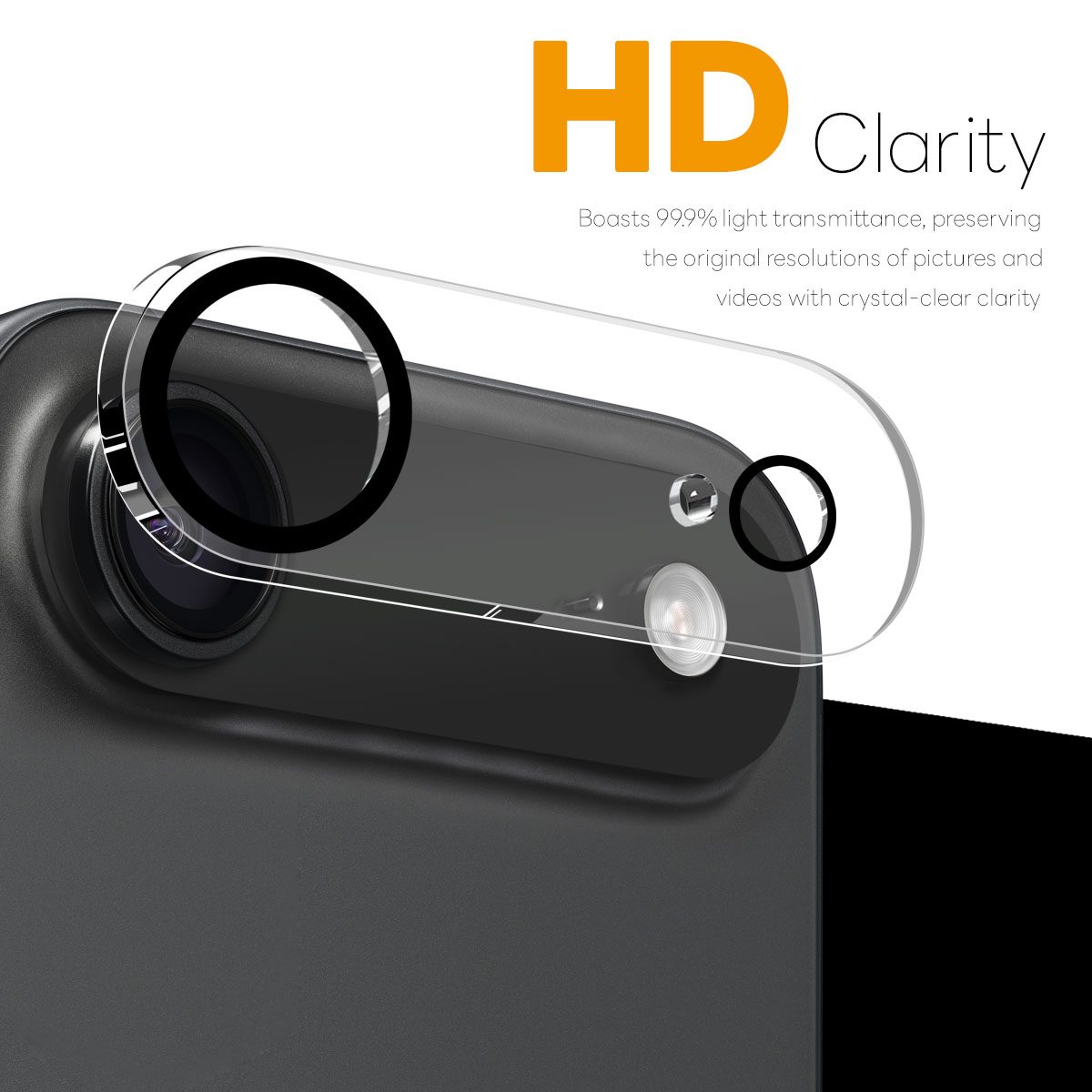 Hærdet Glas Kamerabeskyttelse iPhone 17 Air (2-pack)