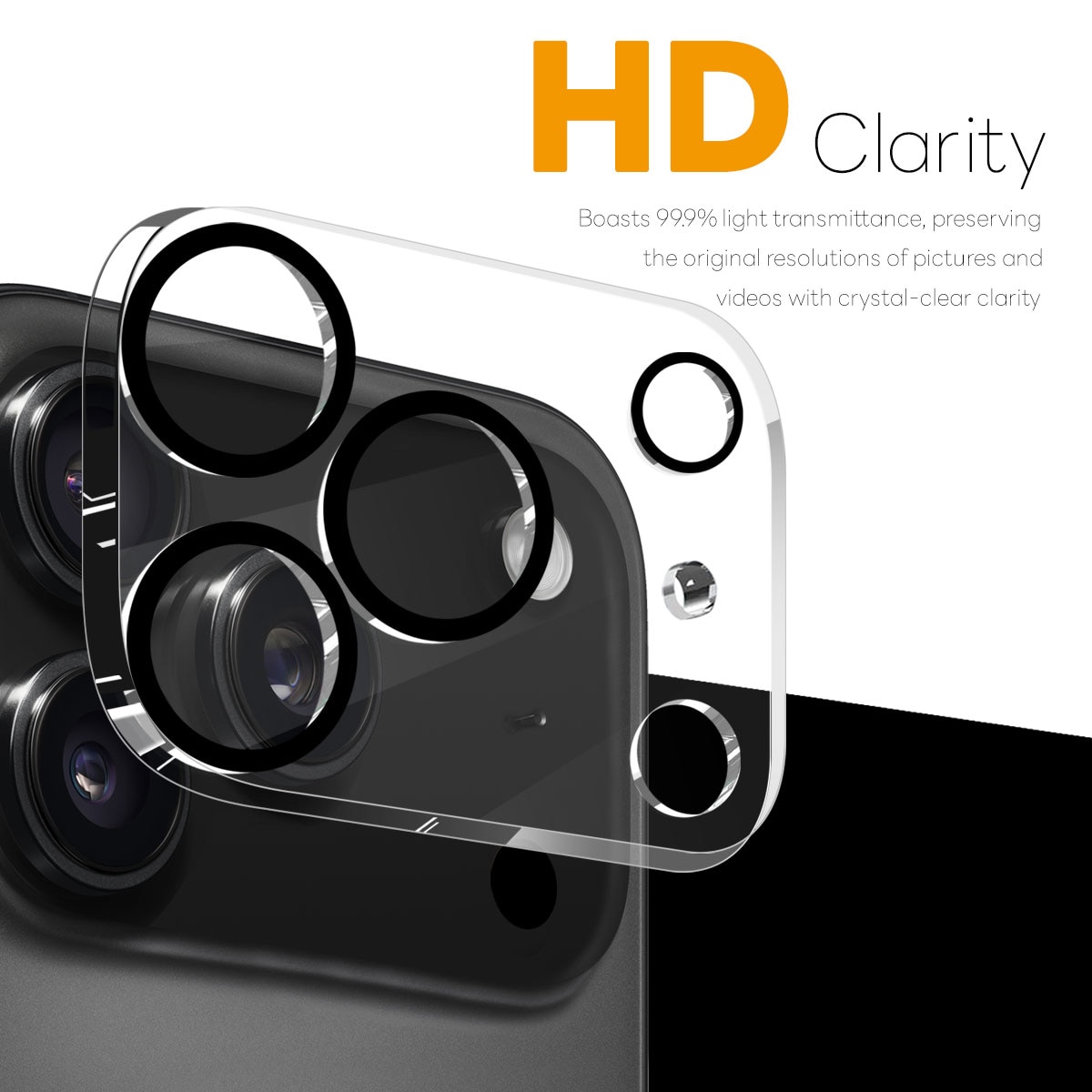 Hærdet Glas Kamerabeskyttelse iPhone 17 Pro (2-pack)