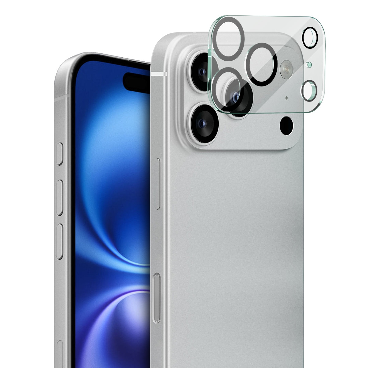 Hærdet Glas Linsebeskytter iPhone 17 Pro Gennemsigtig
