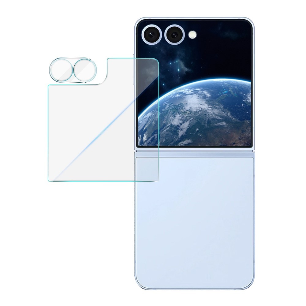 Hærdet Glas Linsebeskytter + Skærmbeskytter Samsung Galaxy Z Flip 7 Gennemsigtig