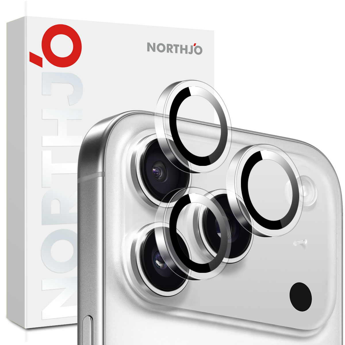 Linsebeskytter Hærdet Glas iPhone 17 Pro Sort