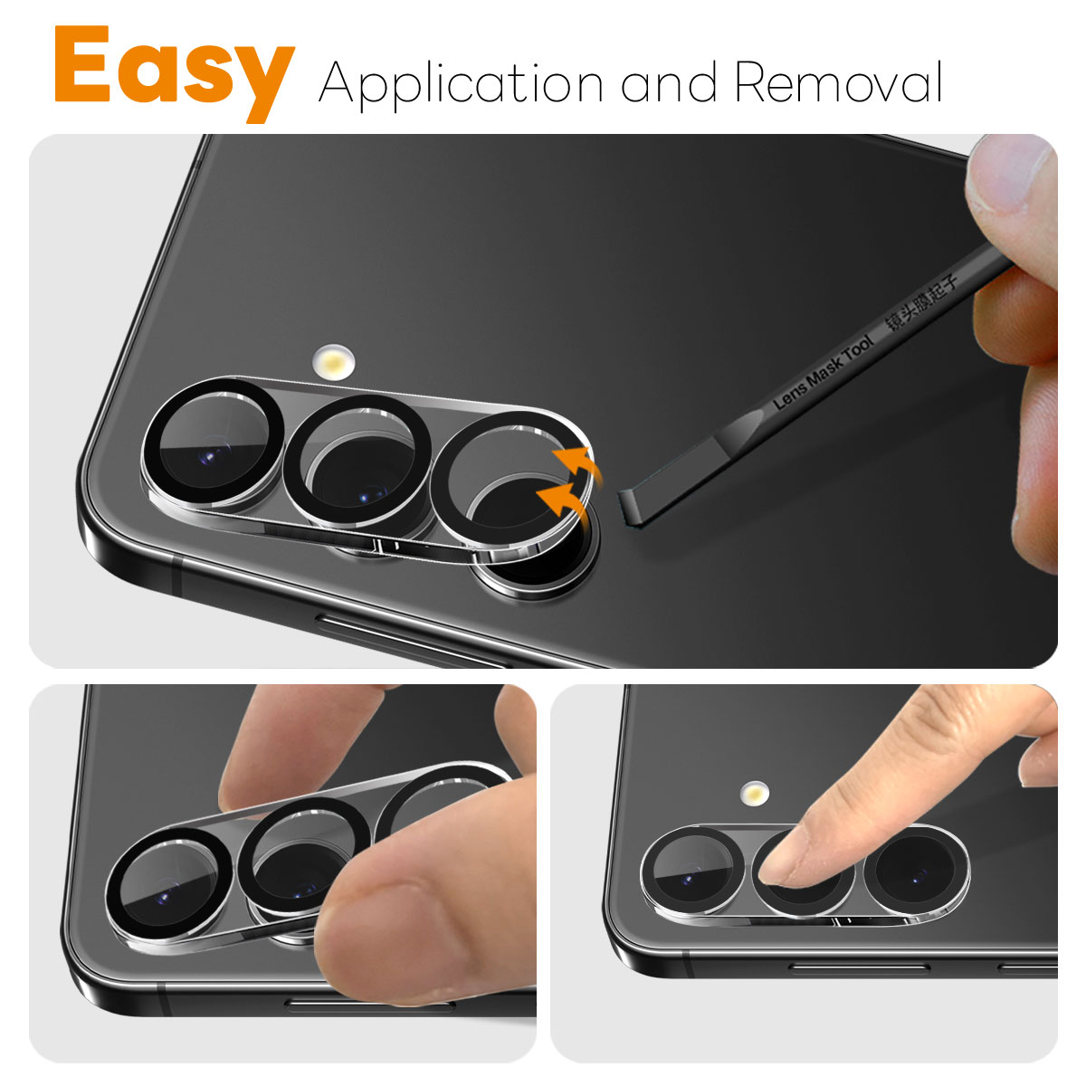 Hærdet Glas Kamerabeskyttelse Samsung Galaxy S25 FE (2-pack)