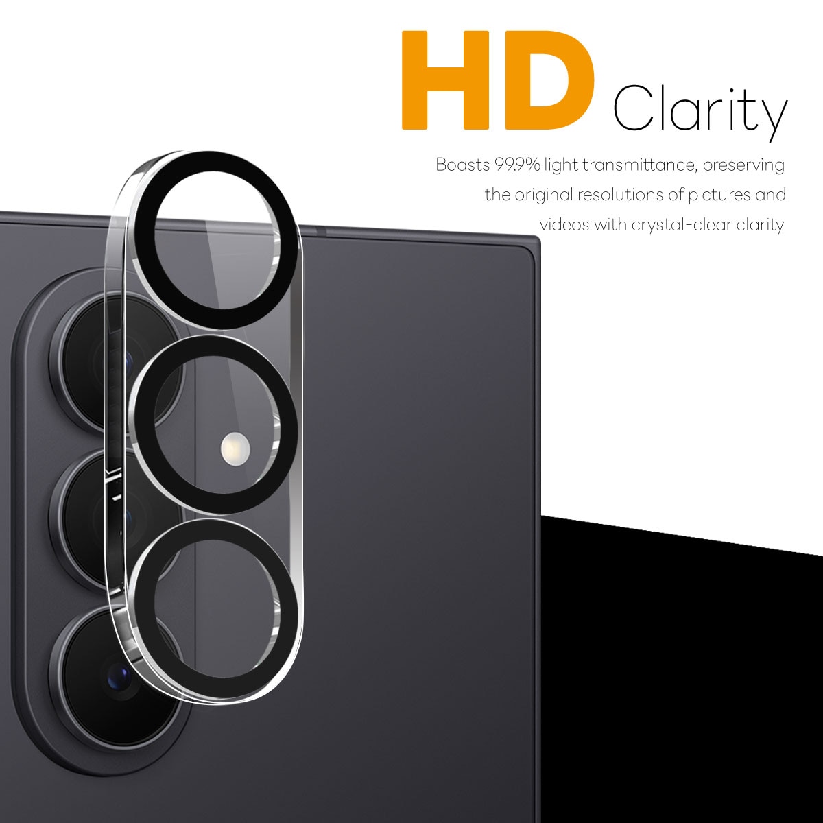 Hærdet Glas Kamerabeskyttelse Samsung Galaxy Z Fold 7 (2-pack)