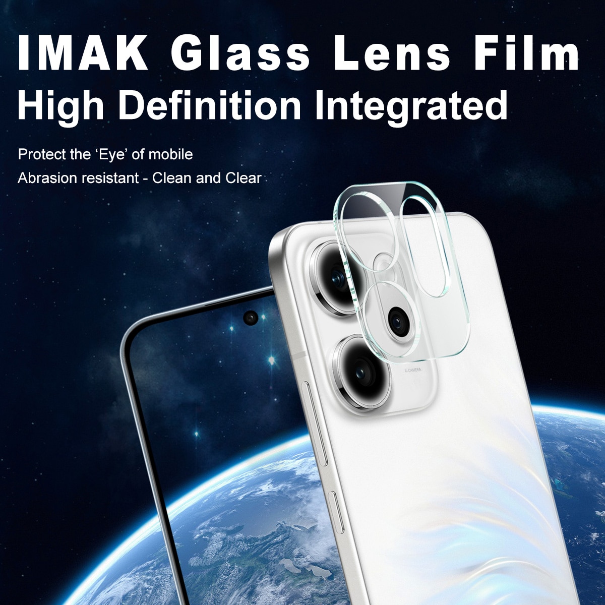 Hærdet Glas Linsebeskytter Oppo Reno 14 F Gennemsigtig