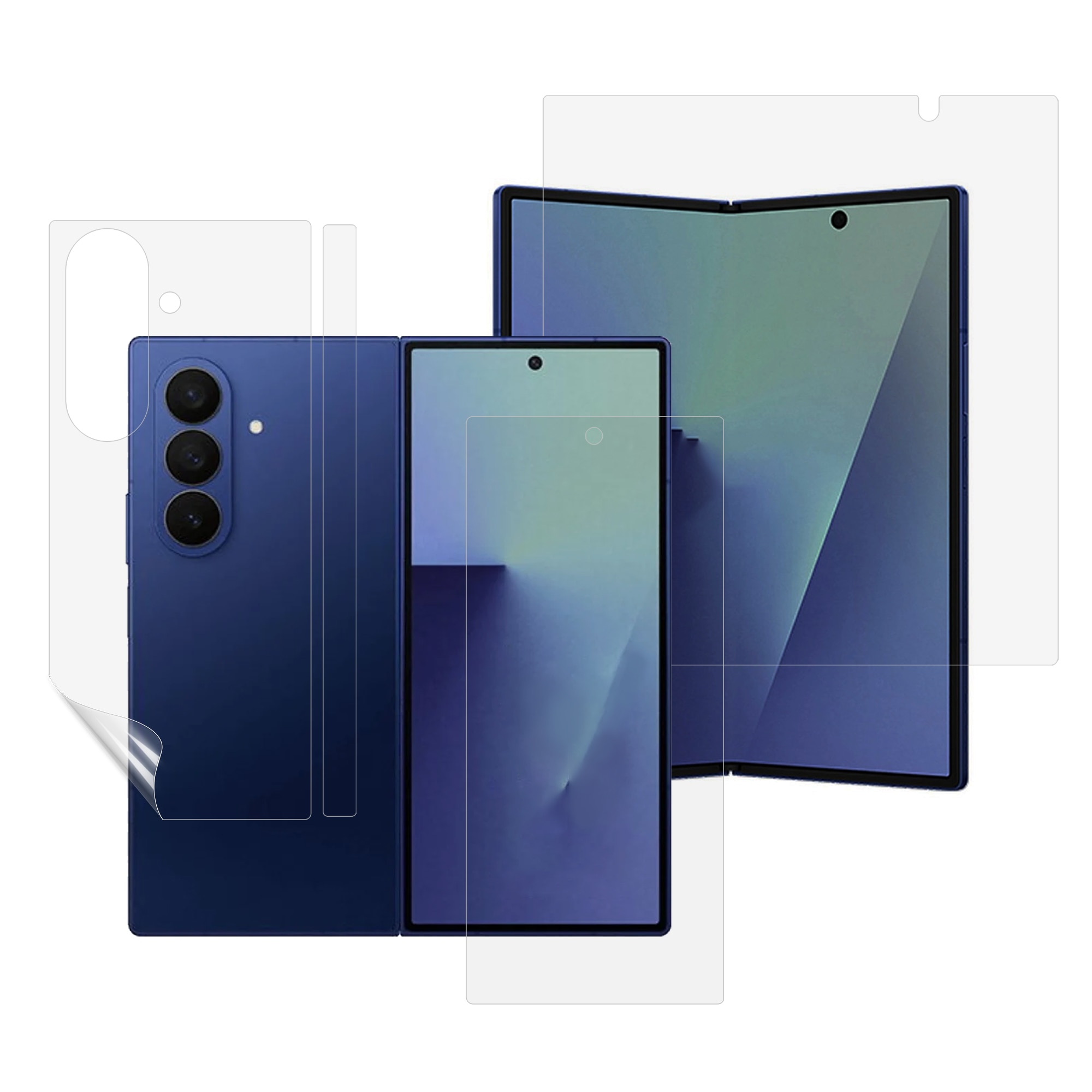 Fuldtdækkende Skærmbeskyttelse Inder- + Yderskærm Samsung Galaxy Z Fold 7