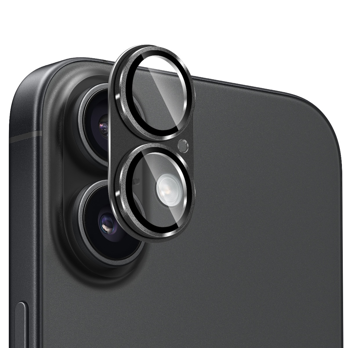 Kamerabeskyttelse Aluminium+Hærdet Glas iPhone 17 Brun