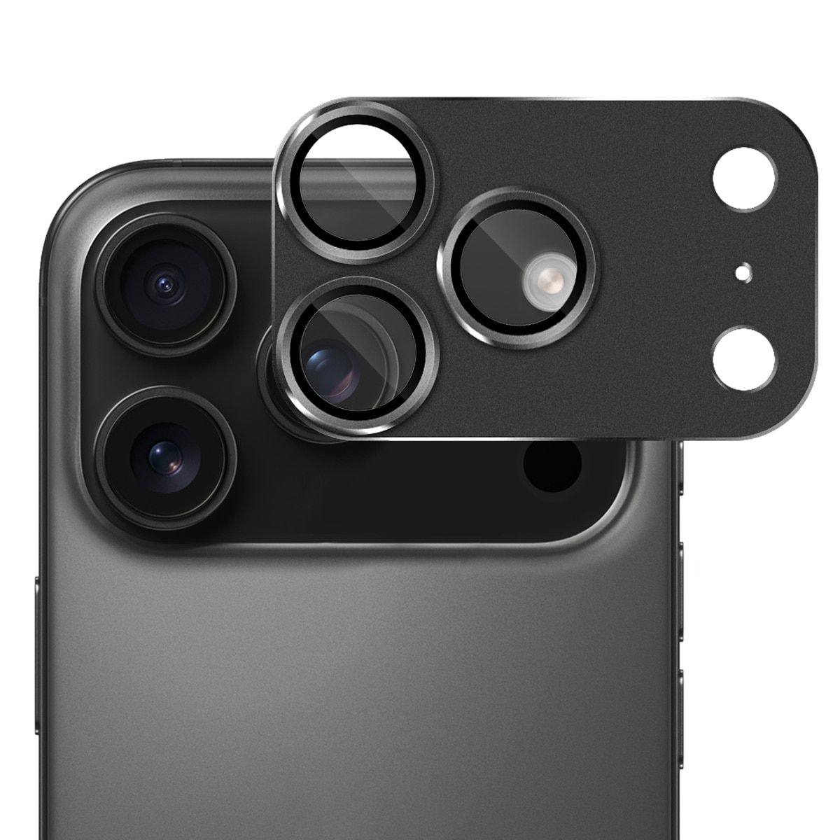 Kamerabeskyttelse Aluminium+Hærdet Glas iPhone 17 Pro Max Brun