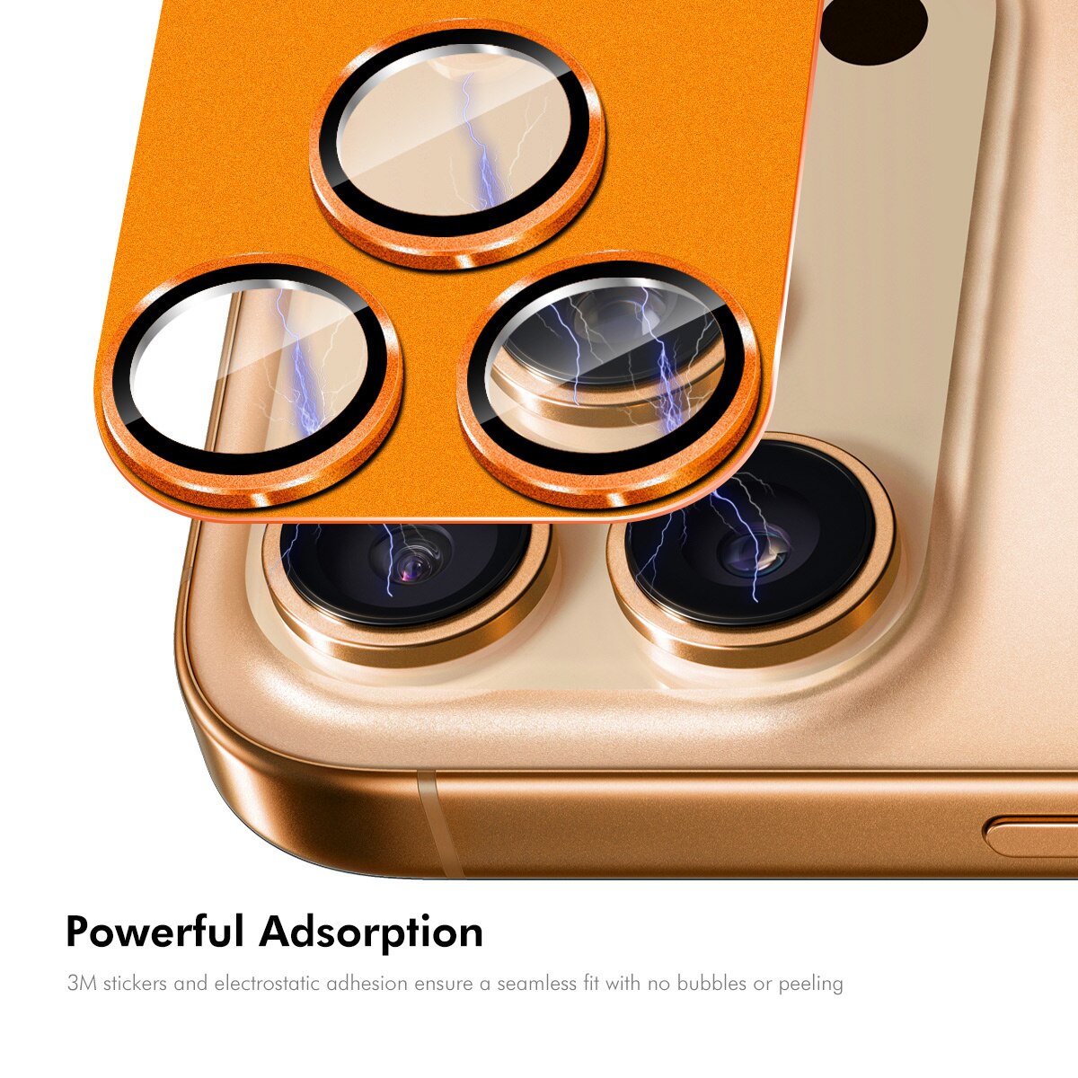 Kamerabeskyttelse Aluminium+Hærdet Glas iPhone 17 Pro Max Brun