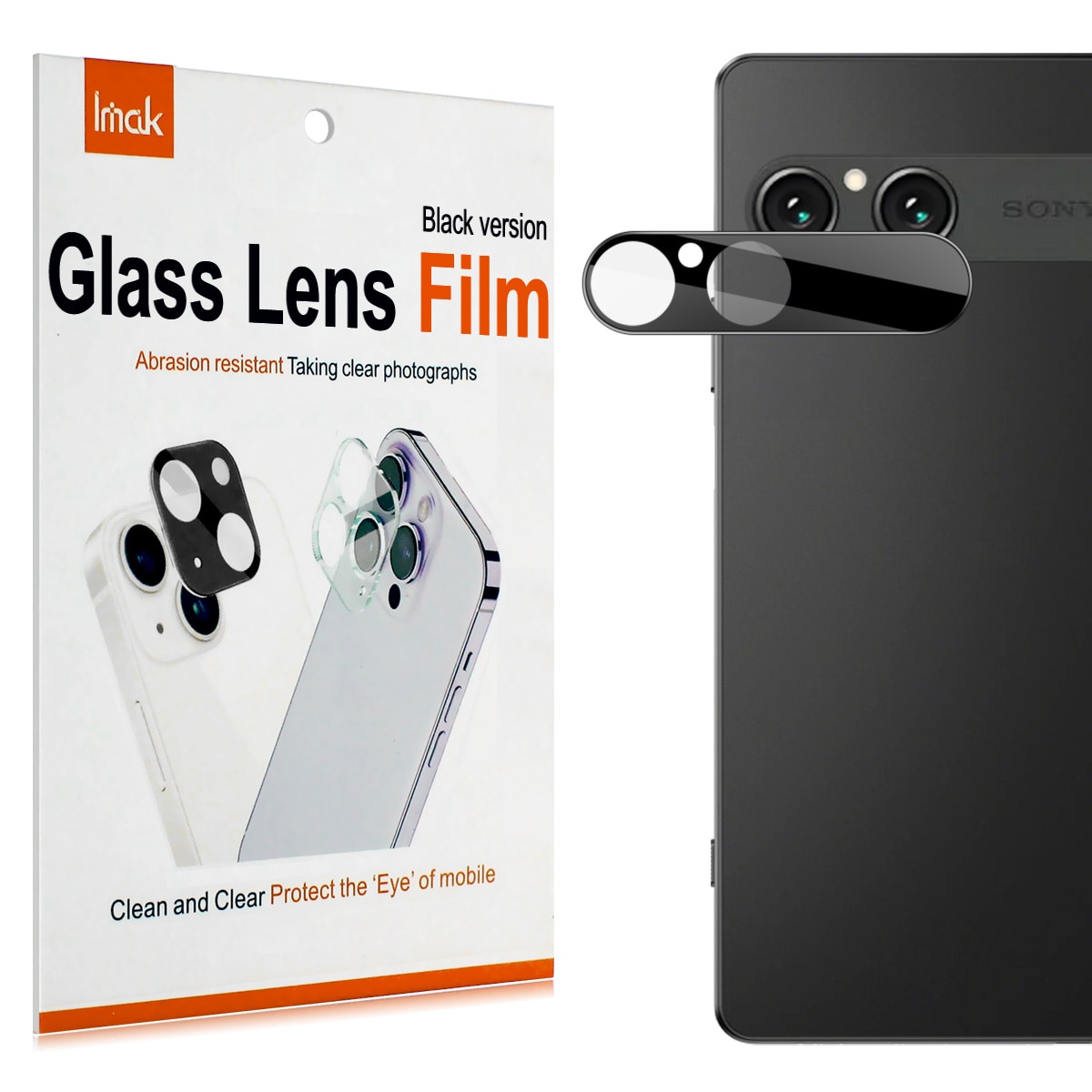 Hærdet Glas Linsebeskytter Sony Xperia 10 VII Sort