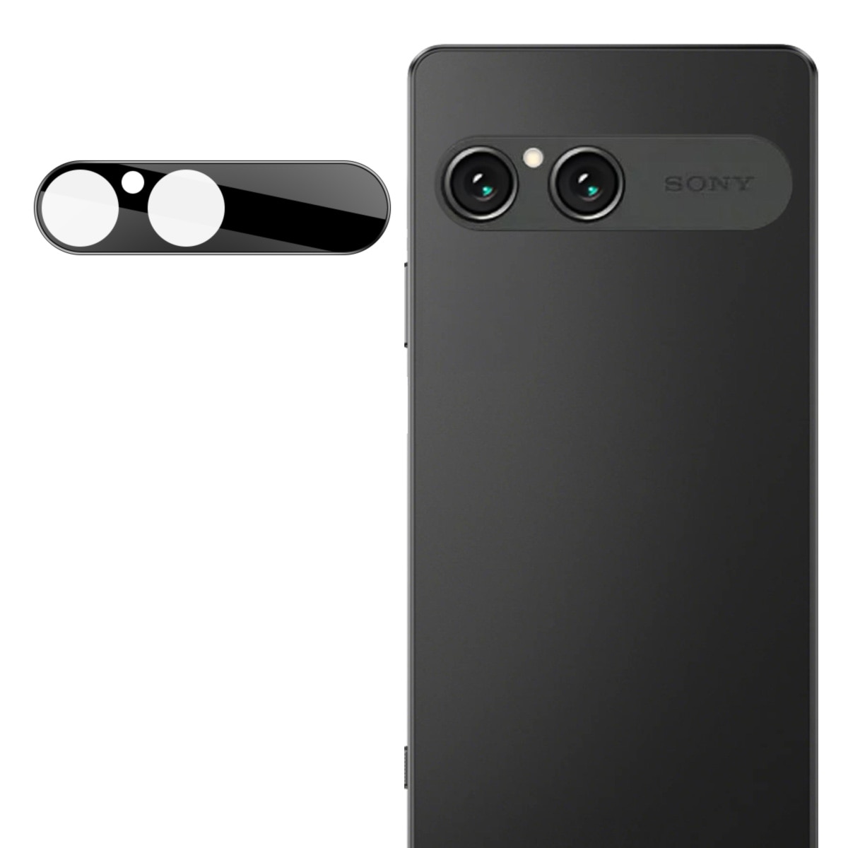 Hærdet Glas Linsebeskytter Sony Xperia 10 VII Sort