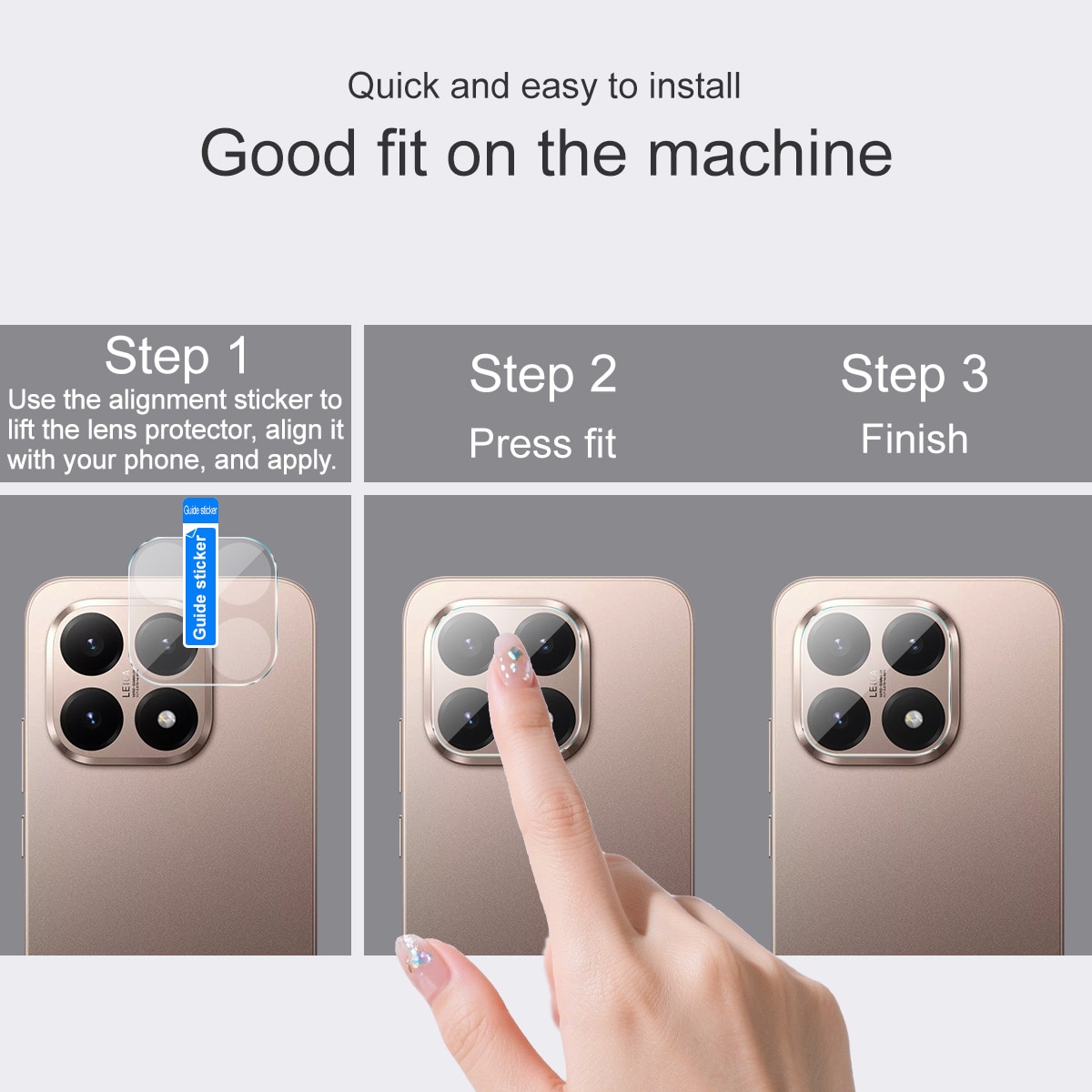 Hærdet Glas Linsebeskytter Xiaomi 15T Gennemsigtig