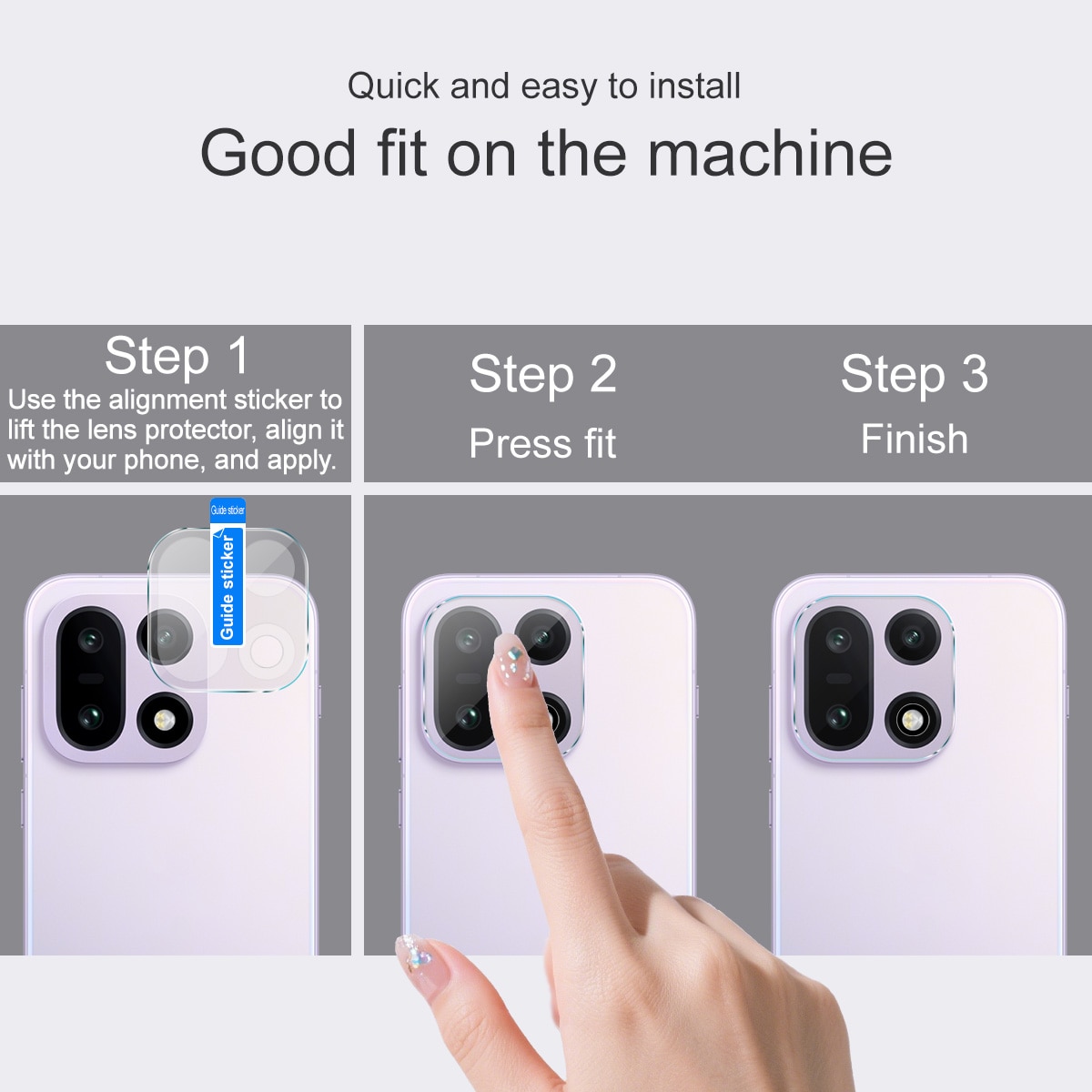 Hærdet Glas Linsebeskytter  OnePlus 15 Gennemsigtig