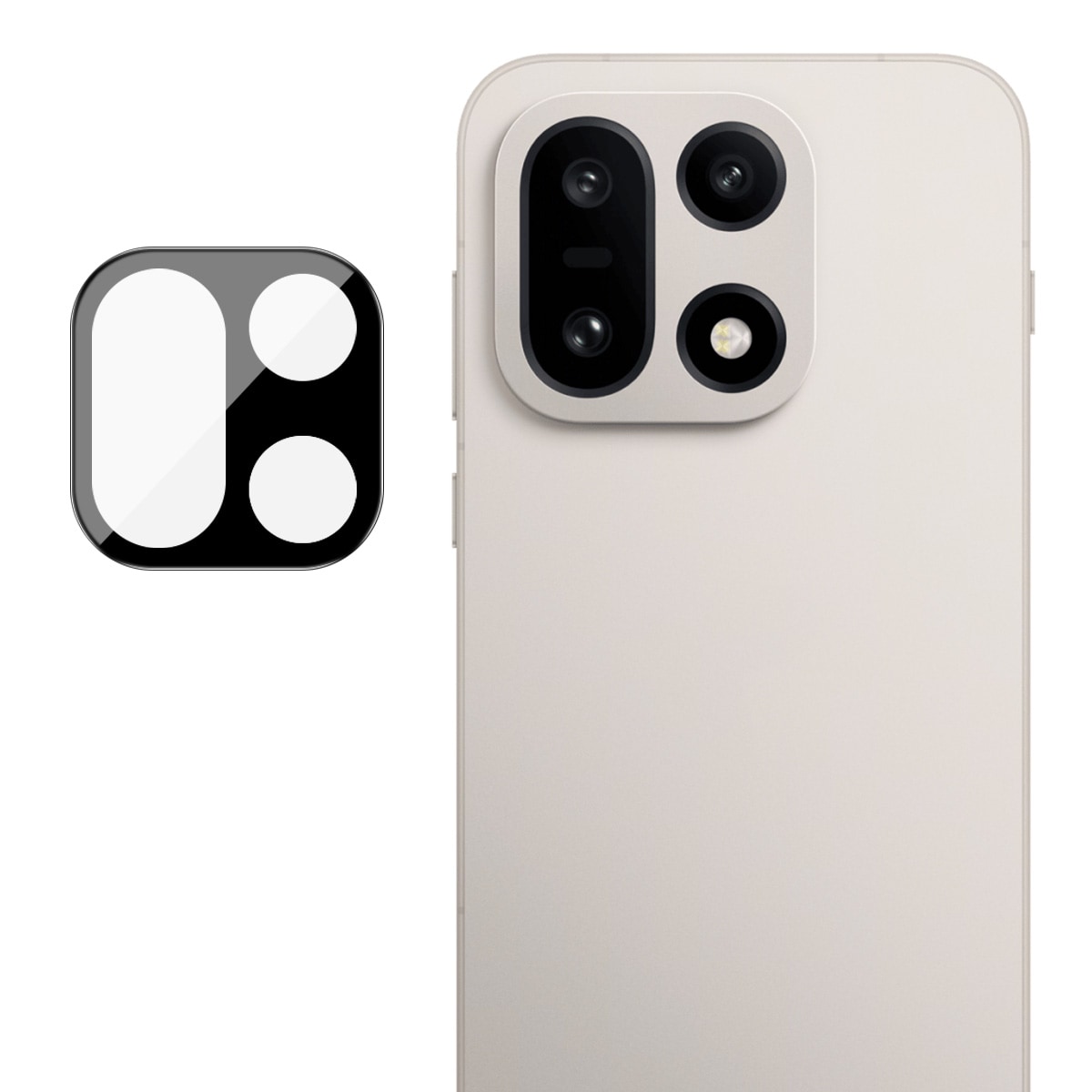 Hærdet Glas Linsebeskytter  OnePlus 15 Sort