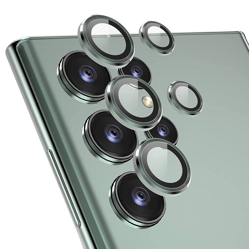 Linsebeskytter Aluminium Samsung Galaxy S23 Ultra grøn