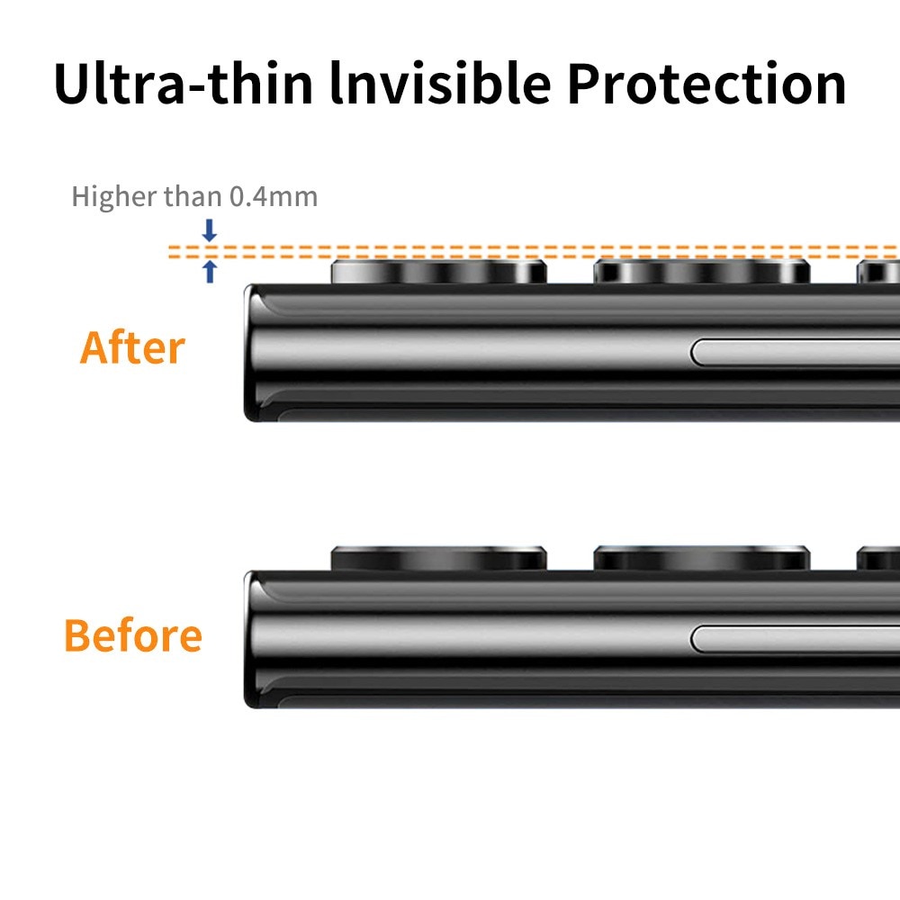 Linsebeskytter Aluminium Samsung Galaxy S23 Ultra regnbue