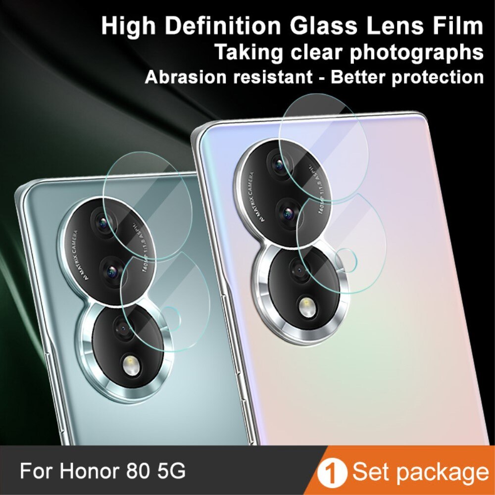 Hærdet Glas Linsebeskytter Honor 80 gennemsigtig