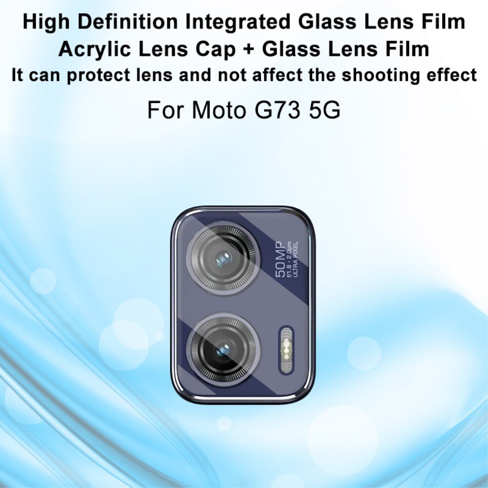 Hærdet Glas Linsebeskytter Motorola Moto G73 Gennemsigtig