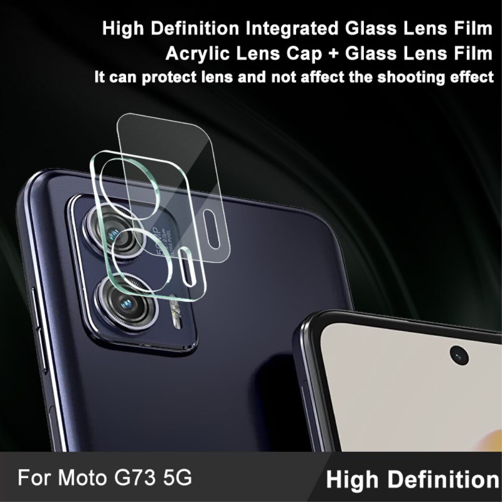 Hærdet Glas Linsebeskytter Motorola Moto G73 Gennemsigtig