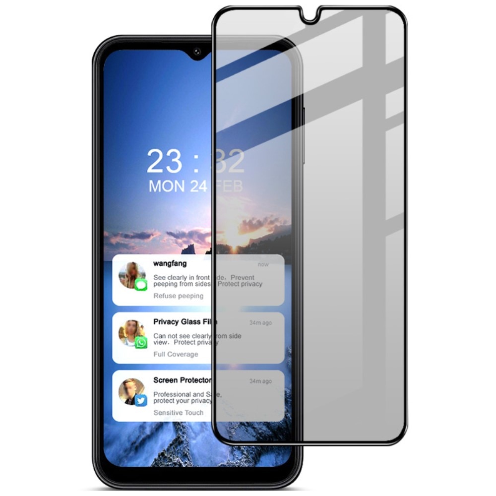 Full-fit Privacy Skærmbeskytter Samsung Galaxy A14