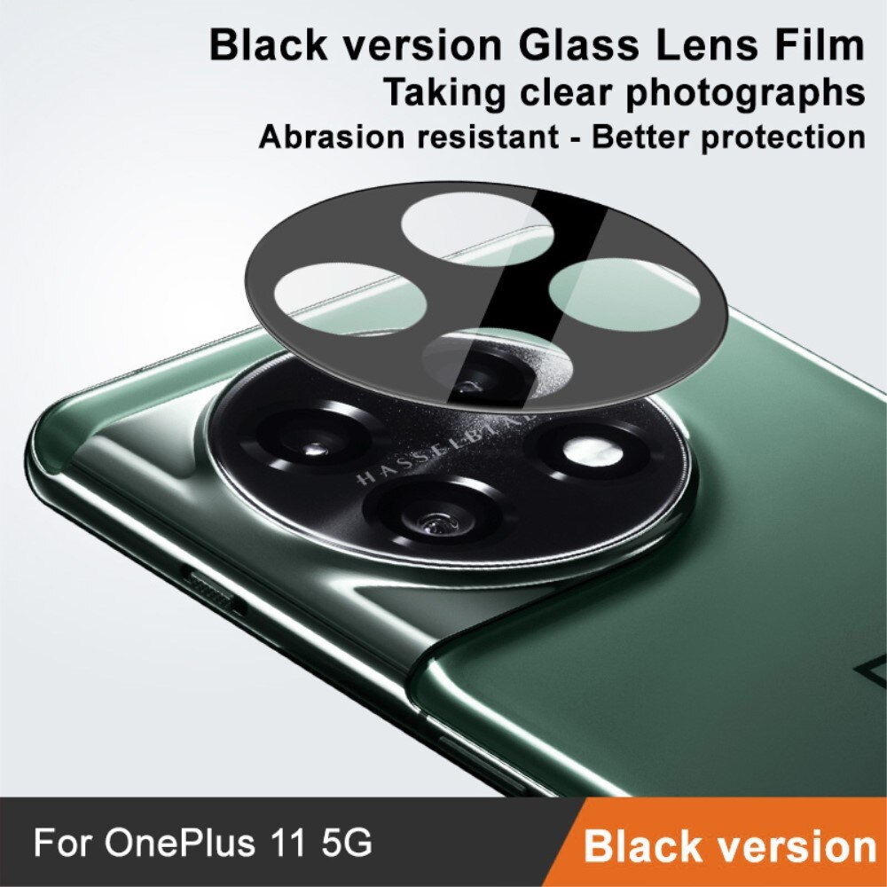 Hærdet Glas Linsebeskytter OnePlus 11 sort