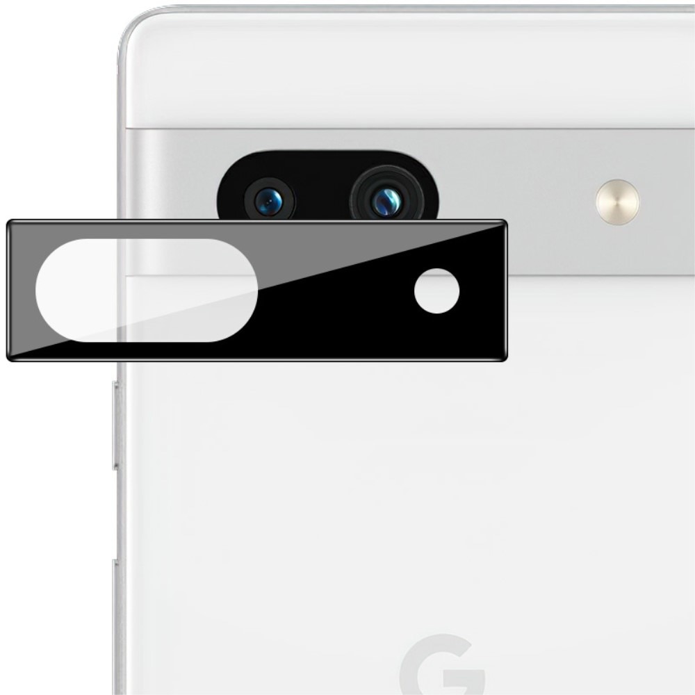 Hærdet Glas Linsebeskytter Google Pixel 7a sort
