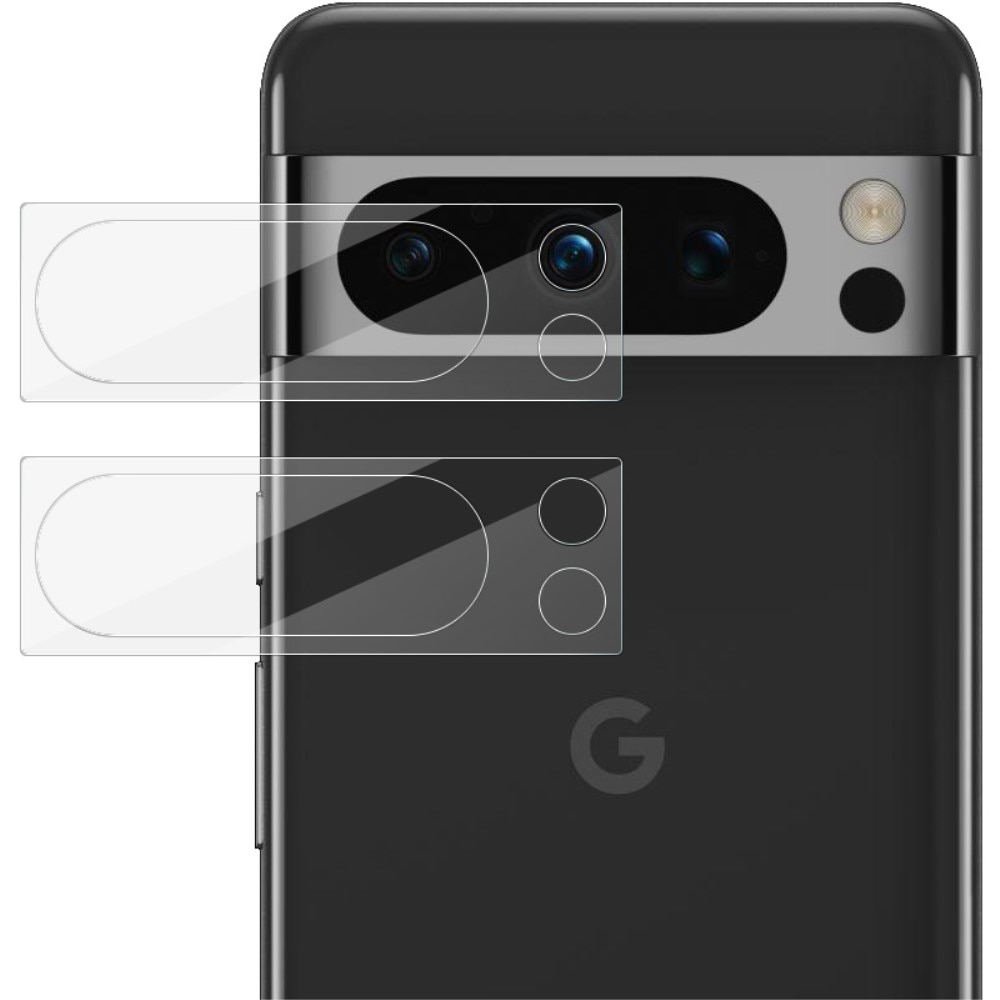 2-pak Hærdet Glas Kamerabeskyttelse Google Pixel 8 Pro gennemsigtig